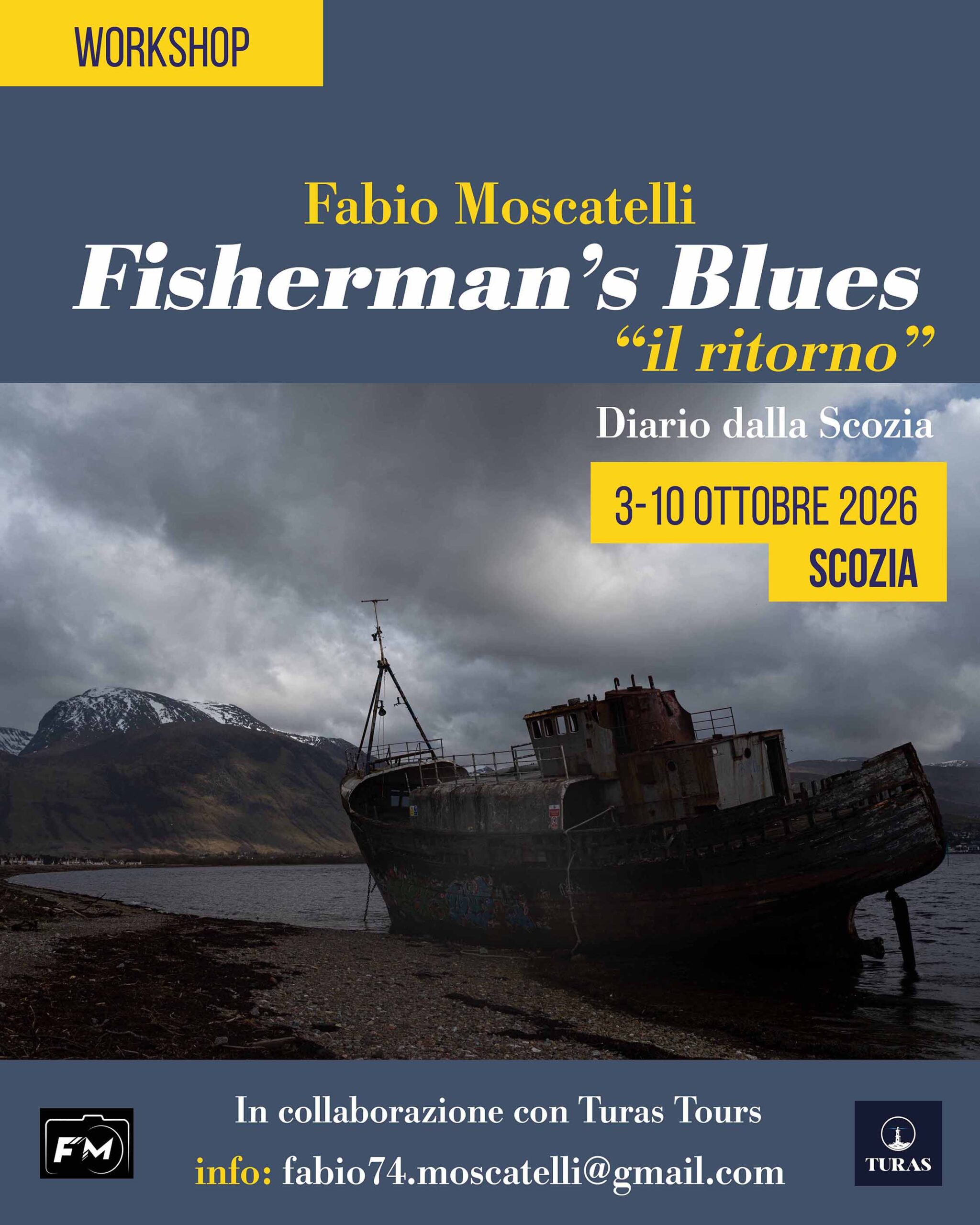 Workshop in Scozia - 3-10 ottobre 2026